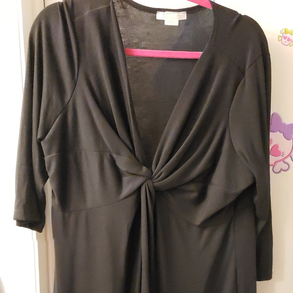 Brand new black knot dress maxi